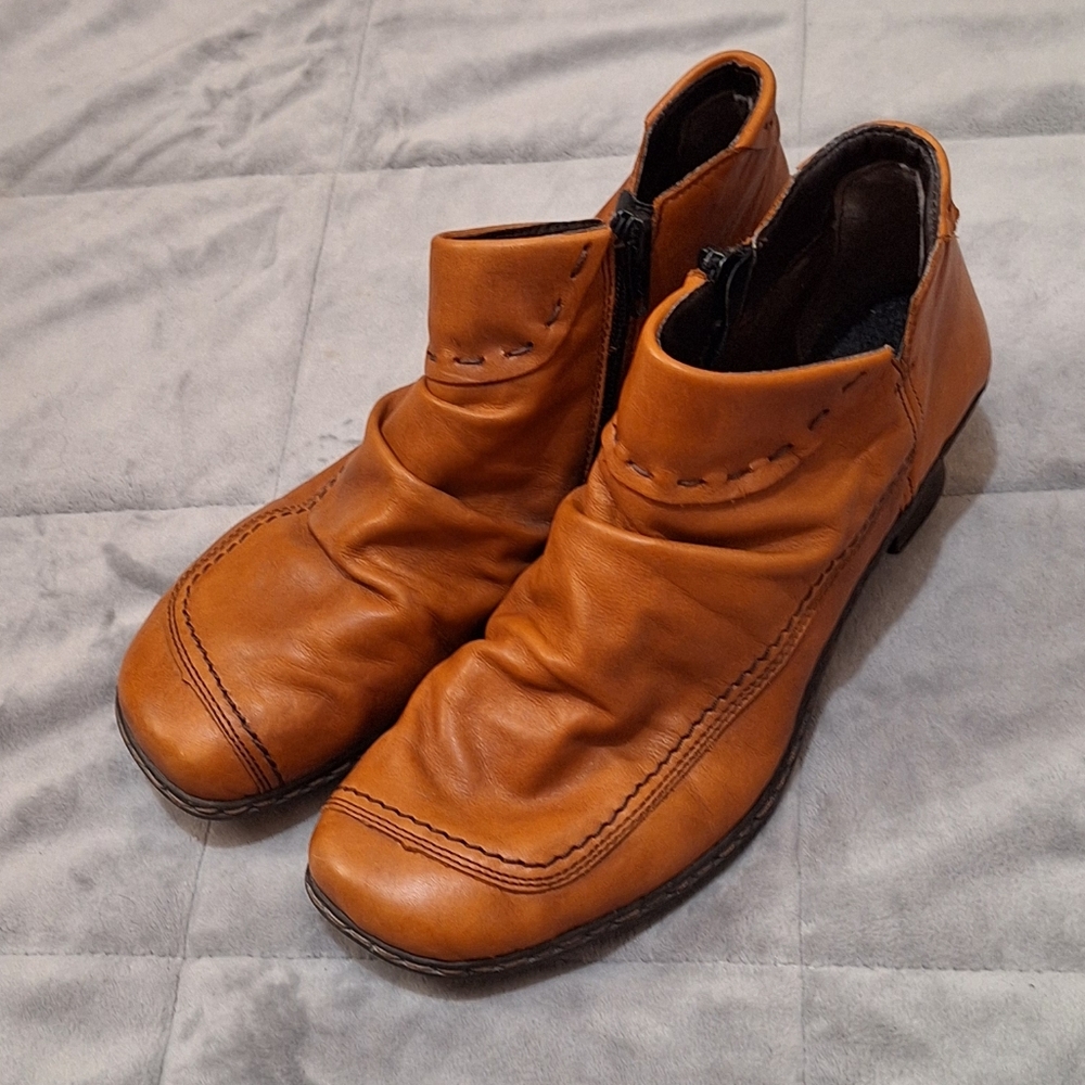 Rieker Leather Booties